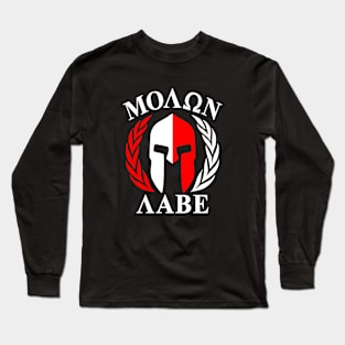 Mod.28 Molon Labe Greek Spartan Long Sleeve T-Shirt